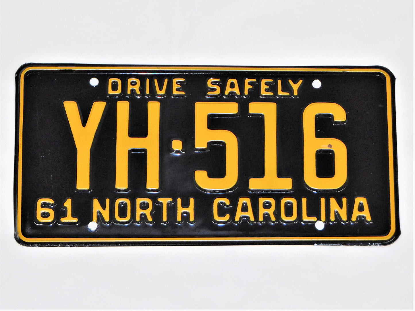 STK 10135-10143  1961 North Carolina Unissued License Plates