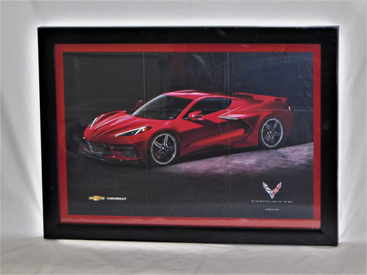 STK 10193  New Corvette Framed Print