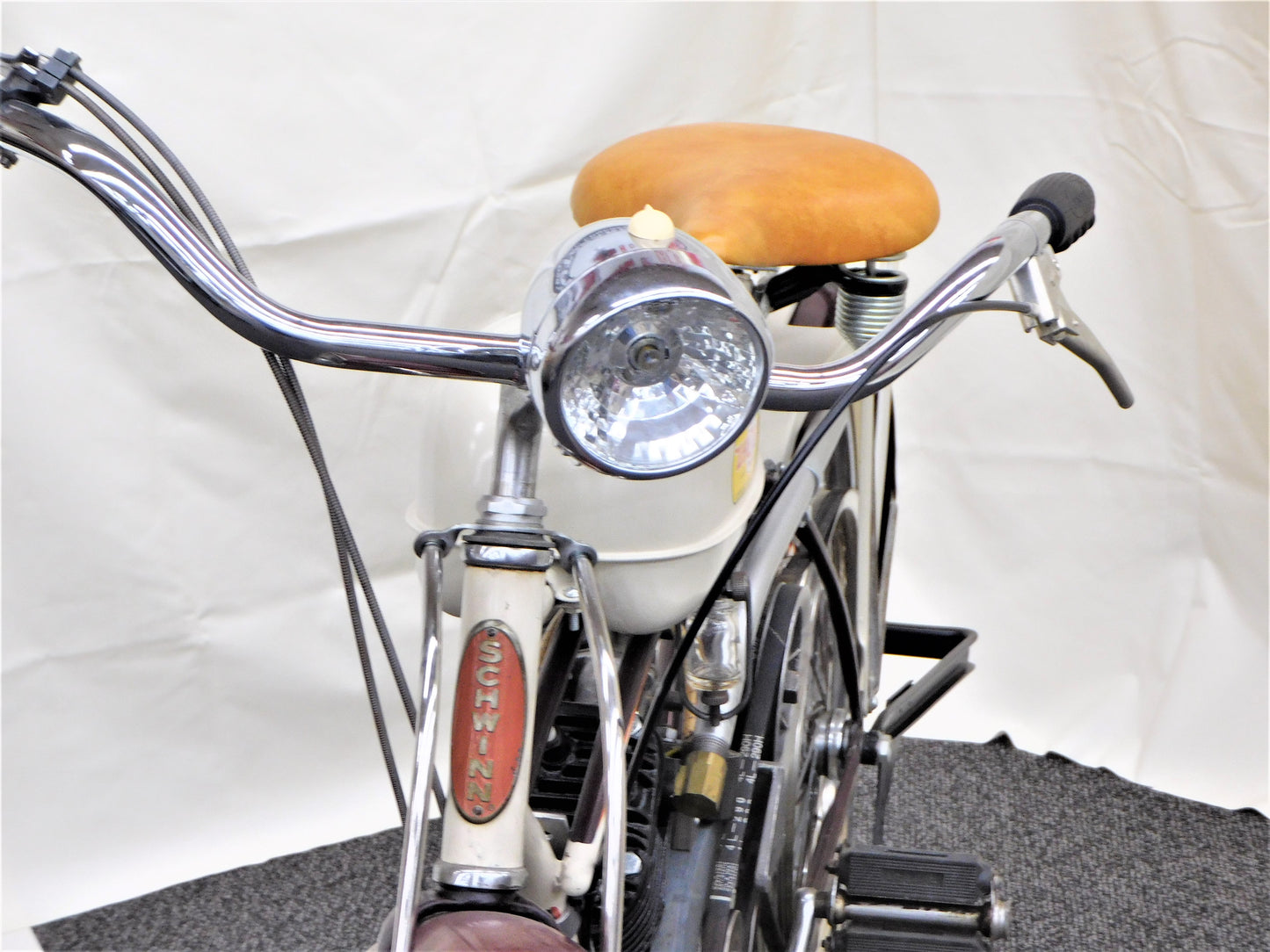 STK 10205 1950 Schwinn S-4 Bicycle w/ Whizzer Motor