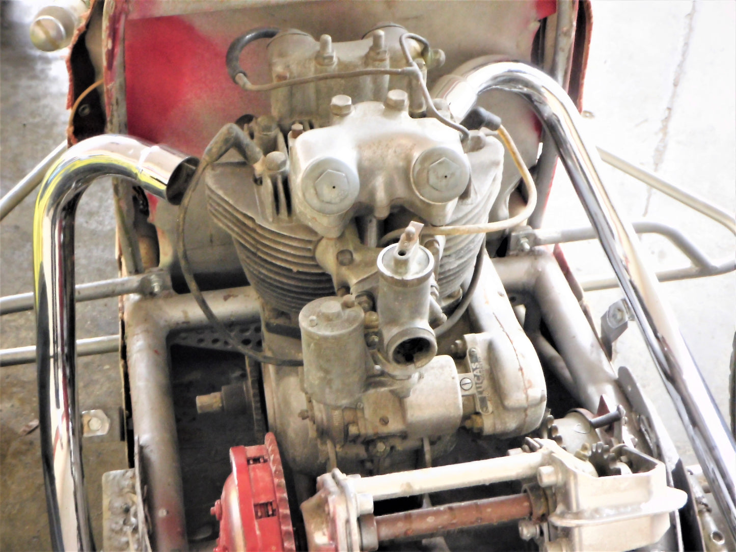 STK 10218  1950's Quarter Midget Race Car w/ Triumph Motor