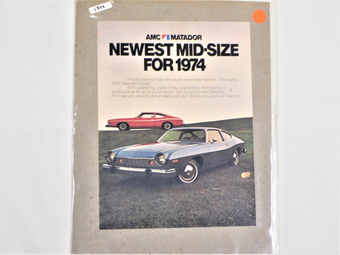 STK 32 1974 Original AMC Matador Ad