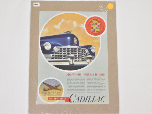 STK 37  1942 Original Cadillac 40th Anniversary Ad