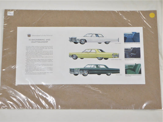 STK 2  1966 Original Cadillac Ad