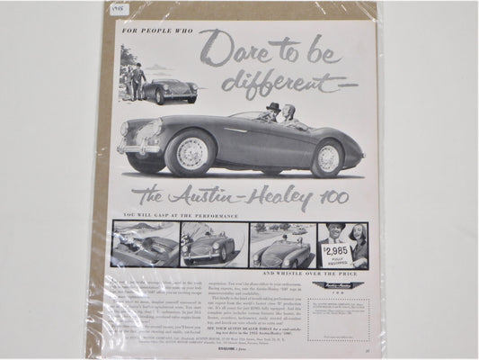 STK 44  1955 Original Austin-Healey 100 Ad