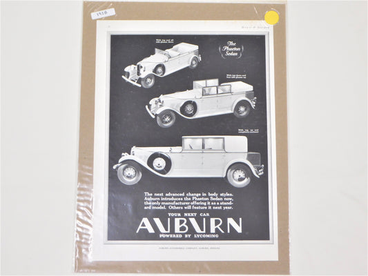 STK 48  1928 Original Auburn Ad