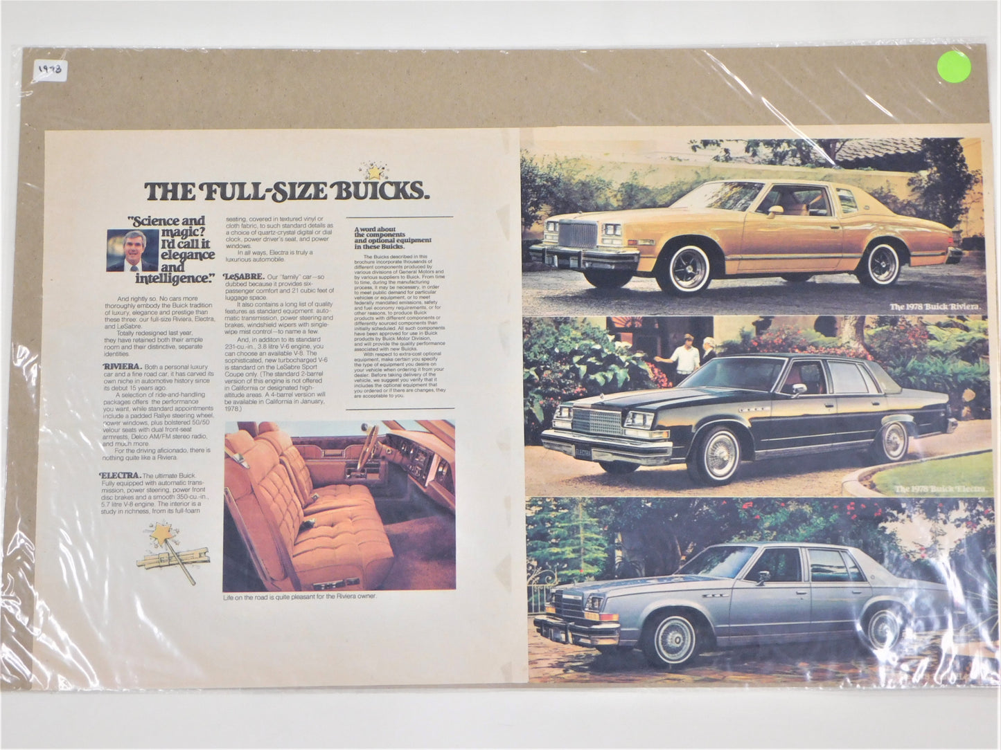 STK 6  1978 Original Buick Ad