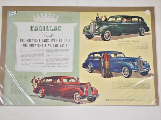 STK 17  1938 Original Cadillac Ad