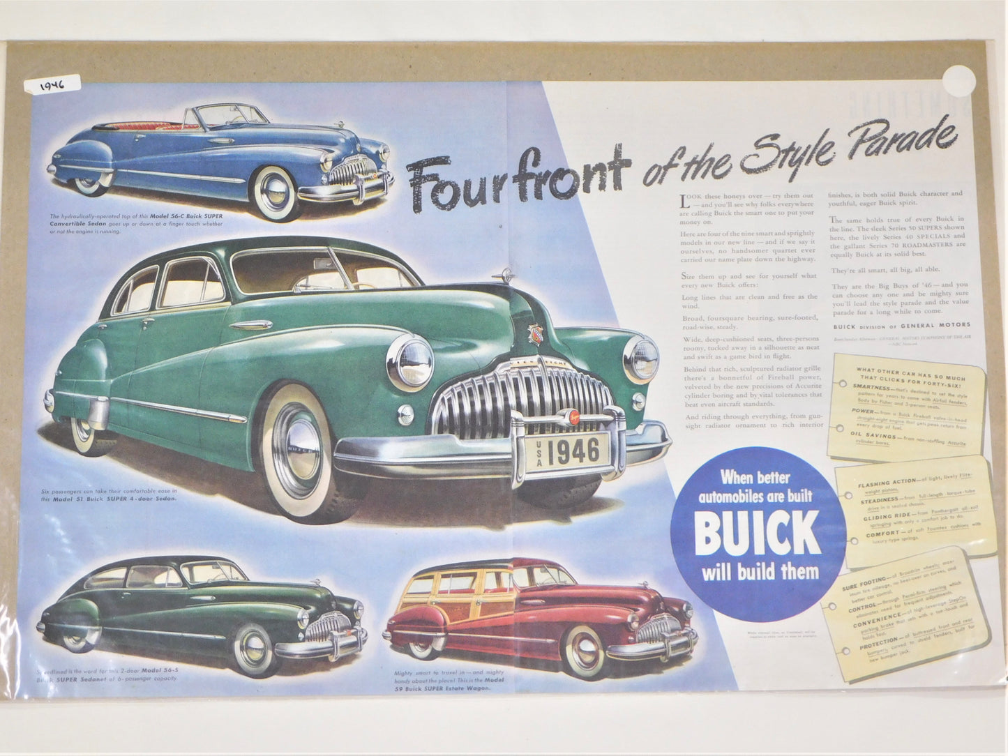 STK 19 1946 Original Buick Ad