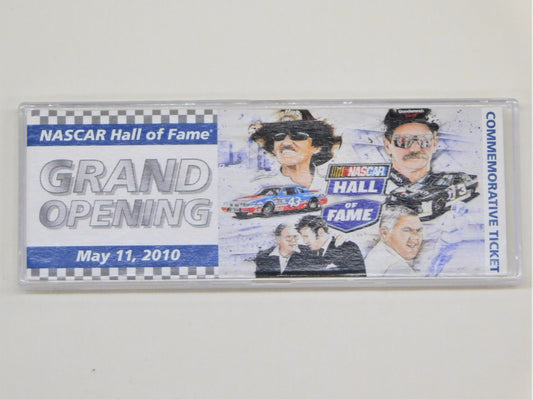 STK 10271  2010 NASCAR Hall of Fame Grand Opening Commemorative Ticket