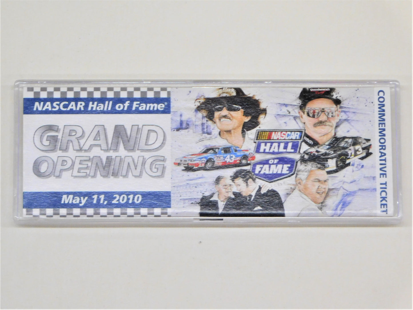 STK 10270 2010 NASCAR Hall of Fame Grand Opening Commemorative Ticket