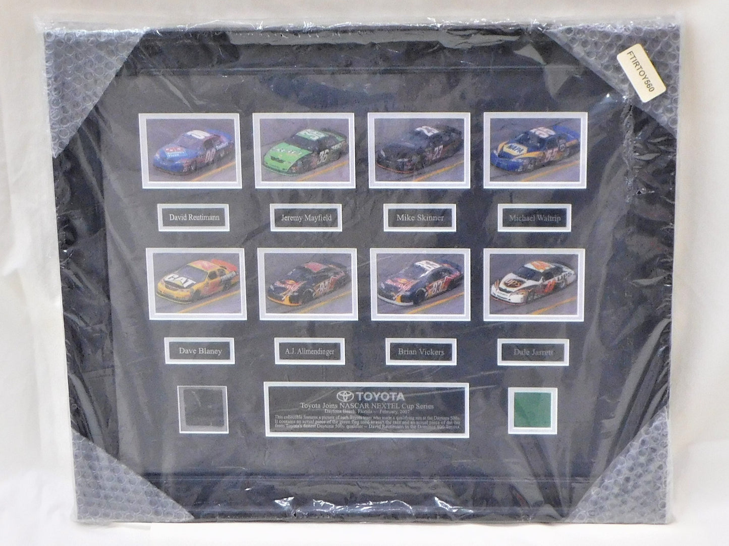 STK 10266  2007 Toyota Joins NASCAR Cup Series Commemorative Frame