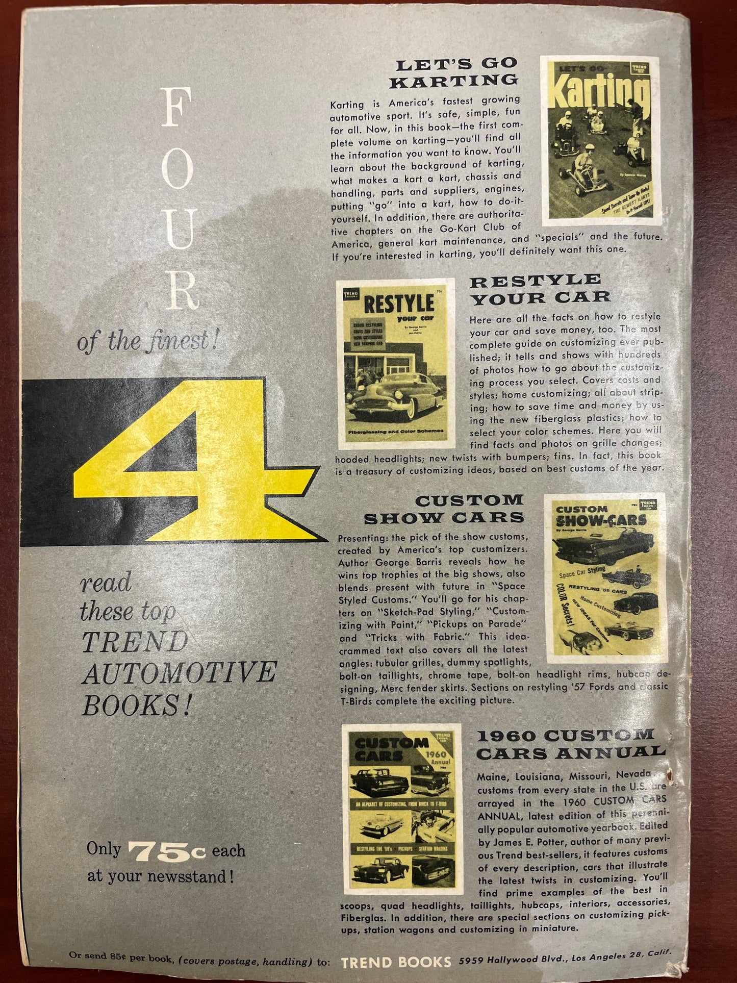 STK 10006 1959-1961 Hot Rod Books