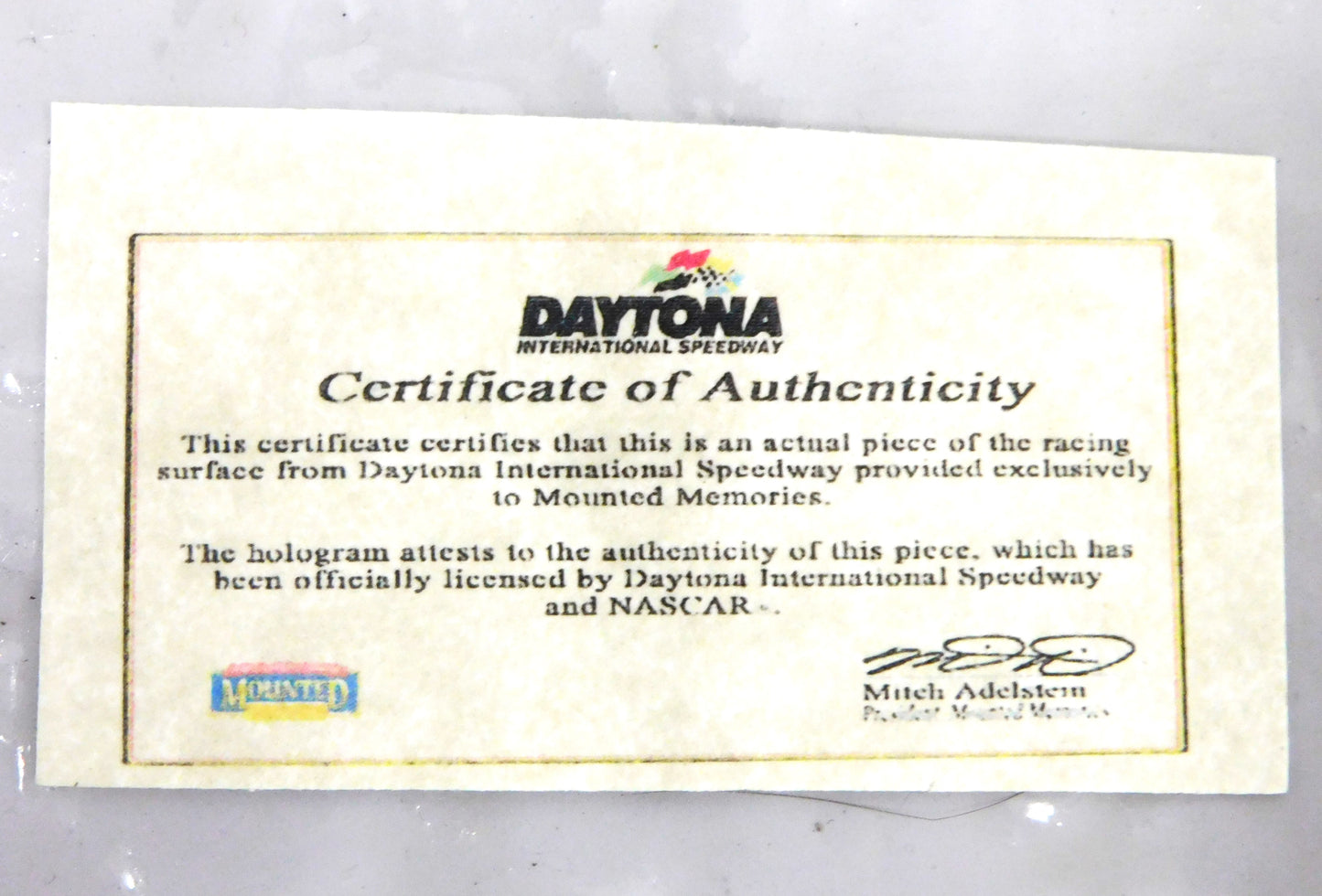 2005 Piece of Daytona International Speedway