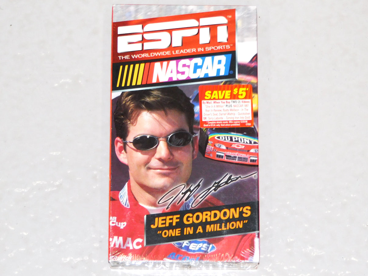 Jeff Gordon's "One in a Million" VHS Auto Barn Classic Cars