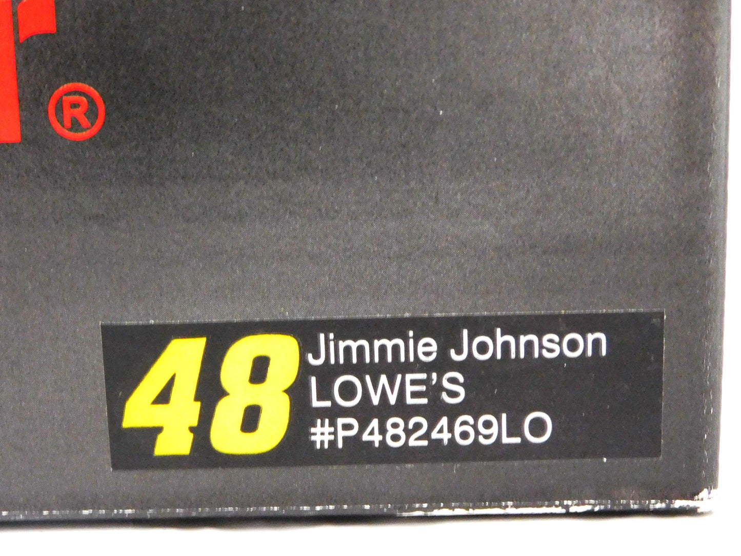2002 Autographed Jimmie Johnson Rookie Sample 1:24 Diecast