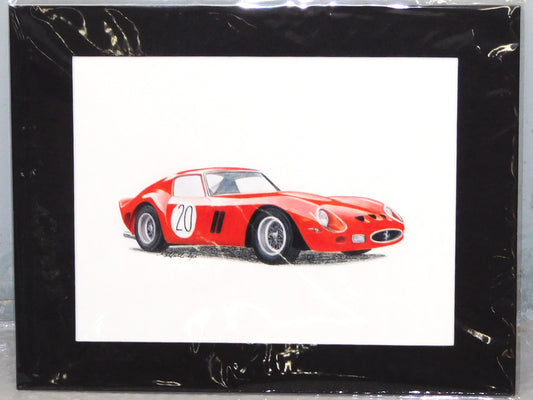 Ferrari GTO Original Artwork by Marris Gulledge
