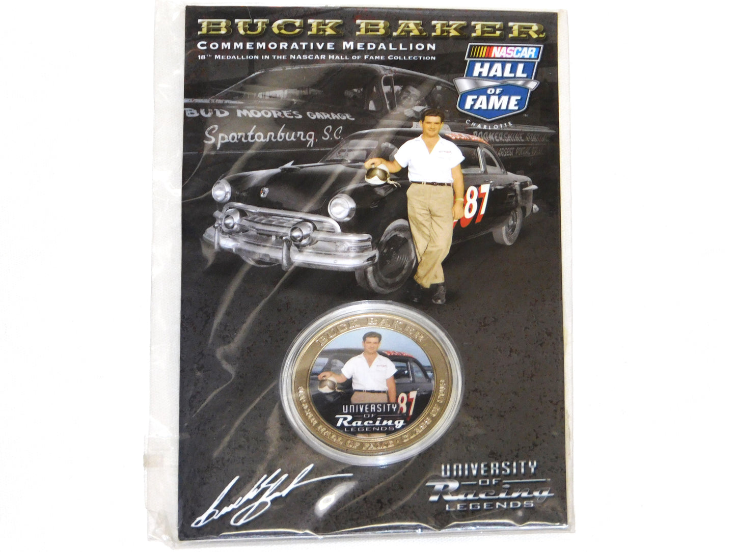 STK 10416 Buck Baker Commemorative Medallion