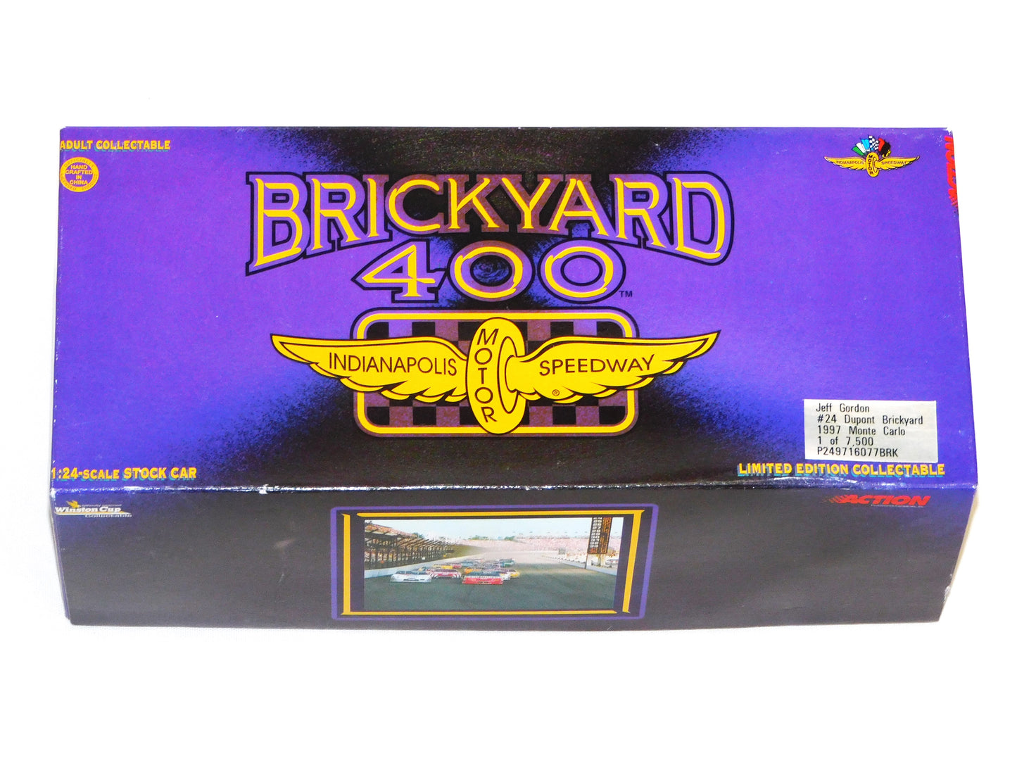 STK 10421 1997 Brickyard 400 Jeff Gordon Diecast with Autographed Ticket