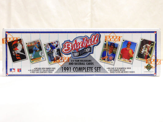 STK 10428 1991 Upper Deck Complete Set Baseball Cards