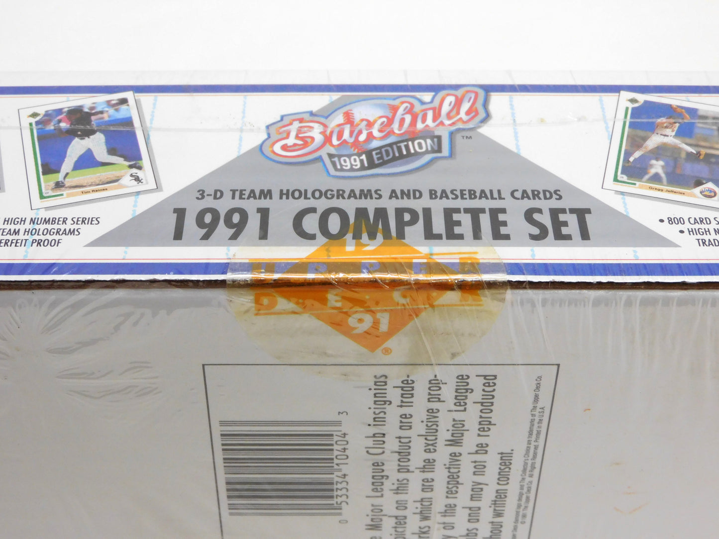 STK 10428 1991 Upper Deck Complete Set Baseball Cards