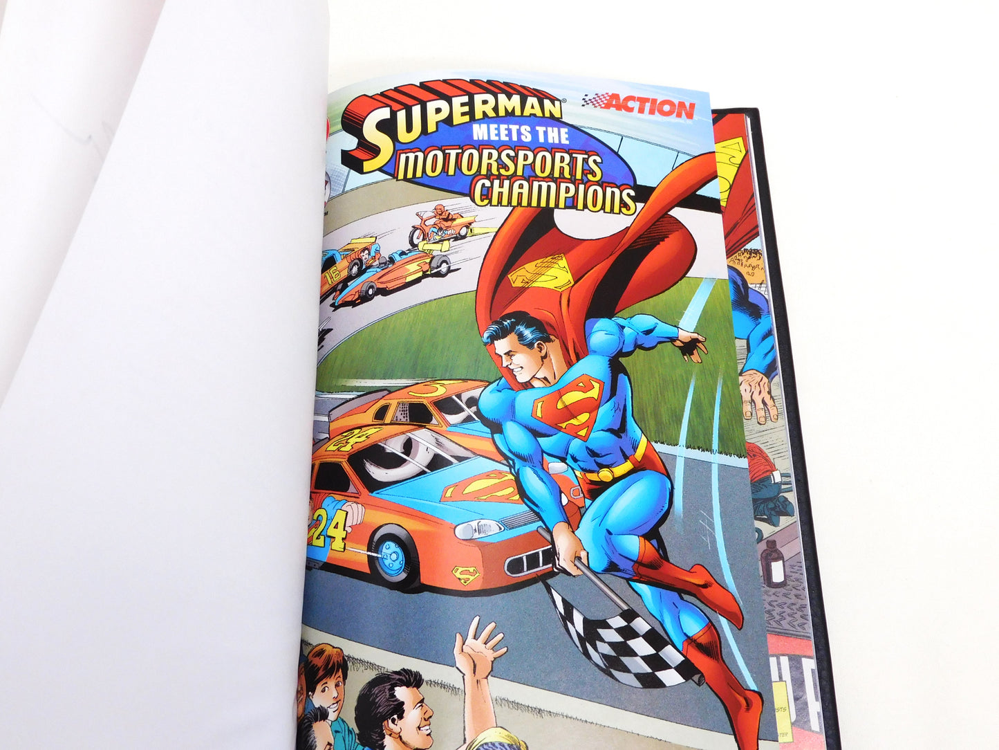 STK 10430  1999 Leatherbound Autographed Superman Comic