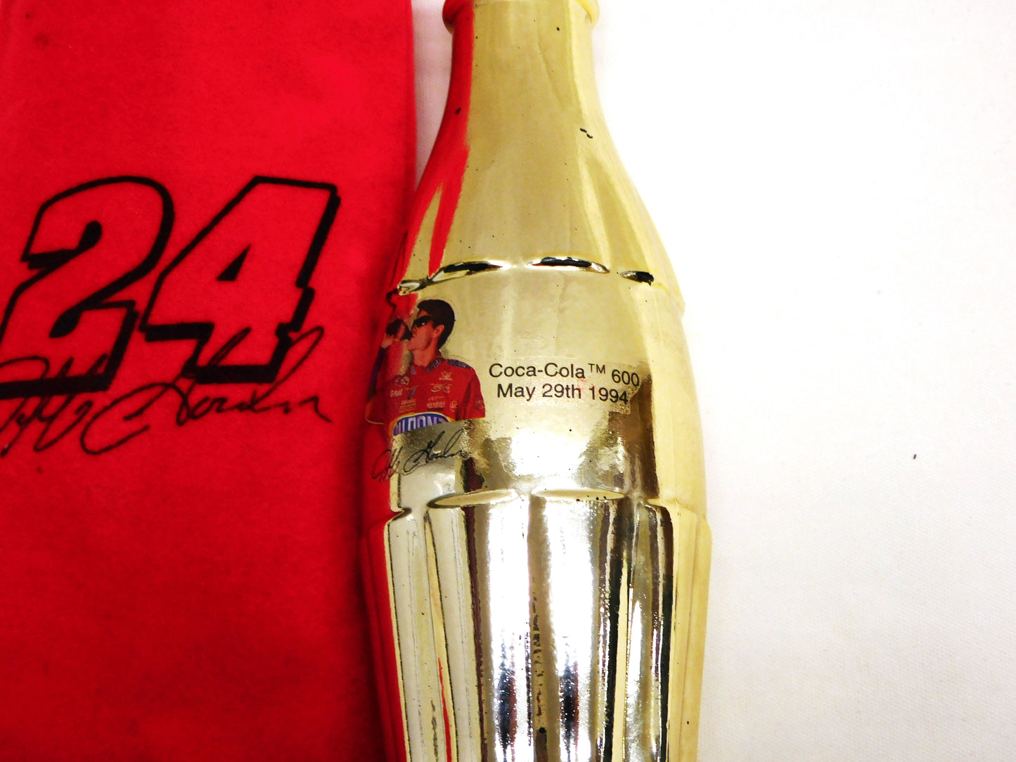 STK 10432  Gold 1994 Jeff Gordon Coca-Cola Bottle