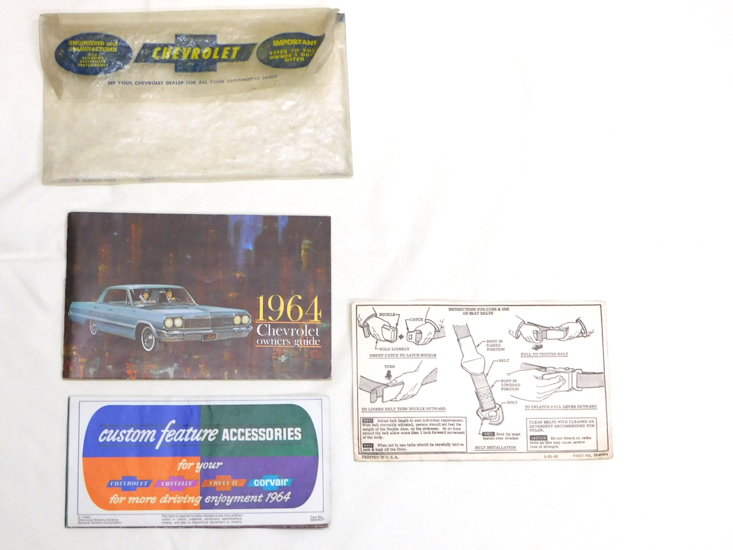 STK 10438  1964 Chevrolet Owner's Guide