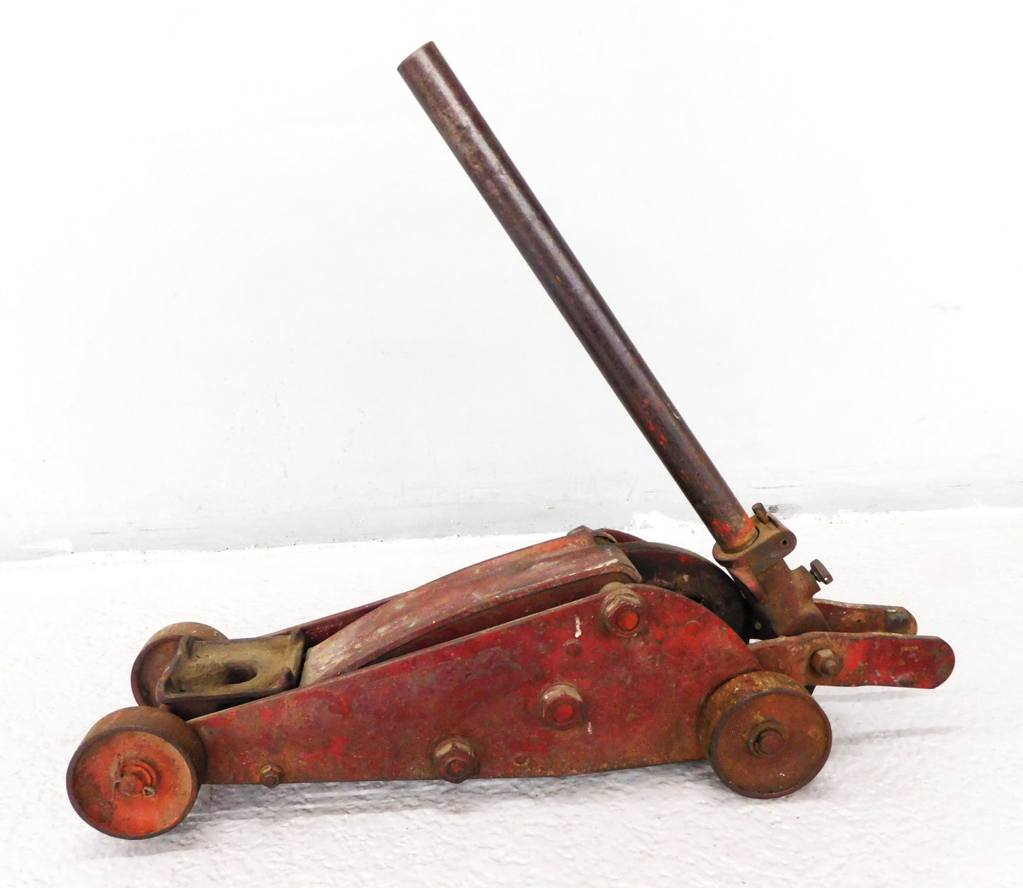 STK 10372  Vintage Mechanical Floor Jack