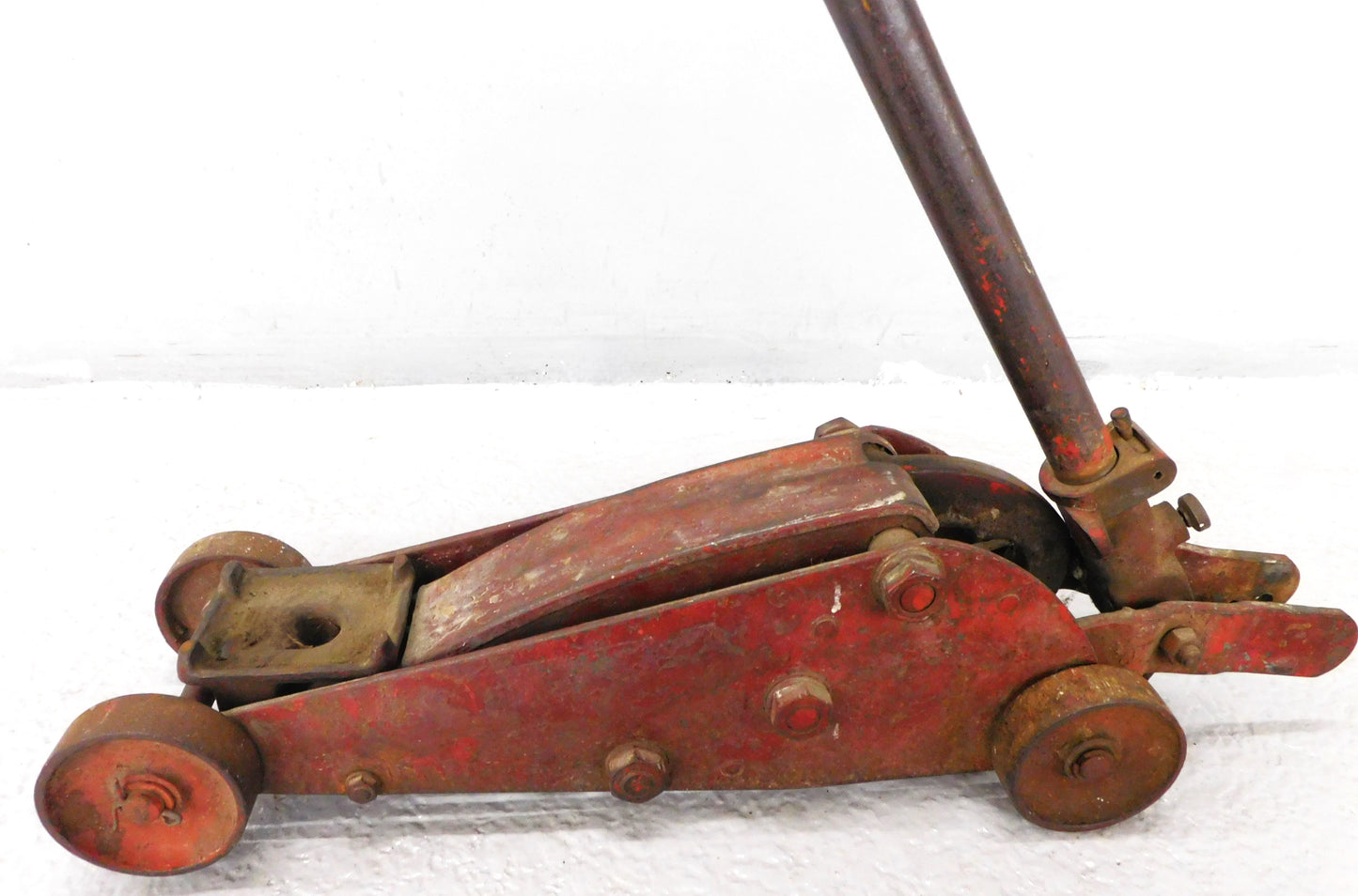 STK 10372  Vintage Mechanical Floor Jack