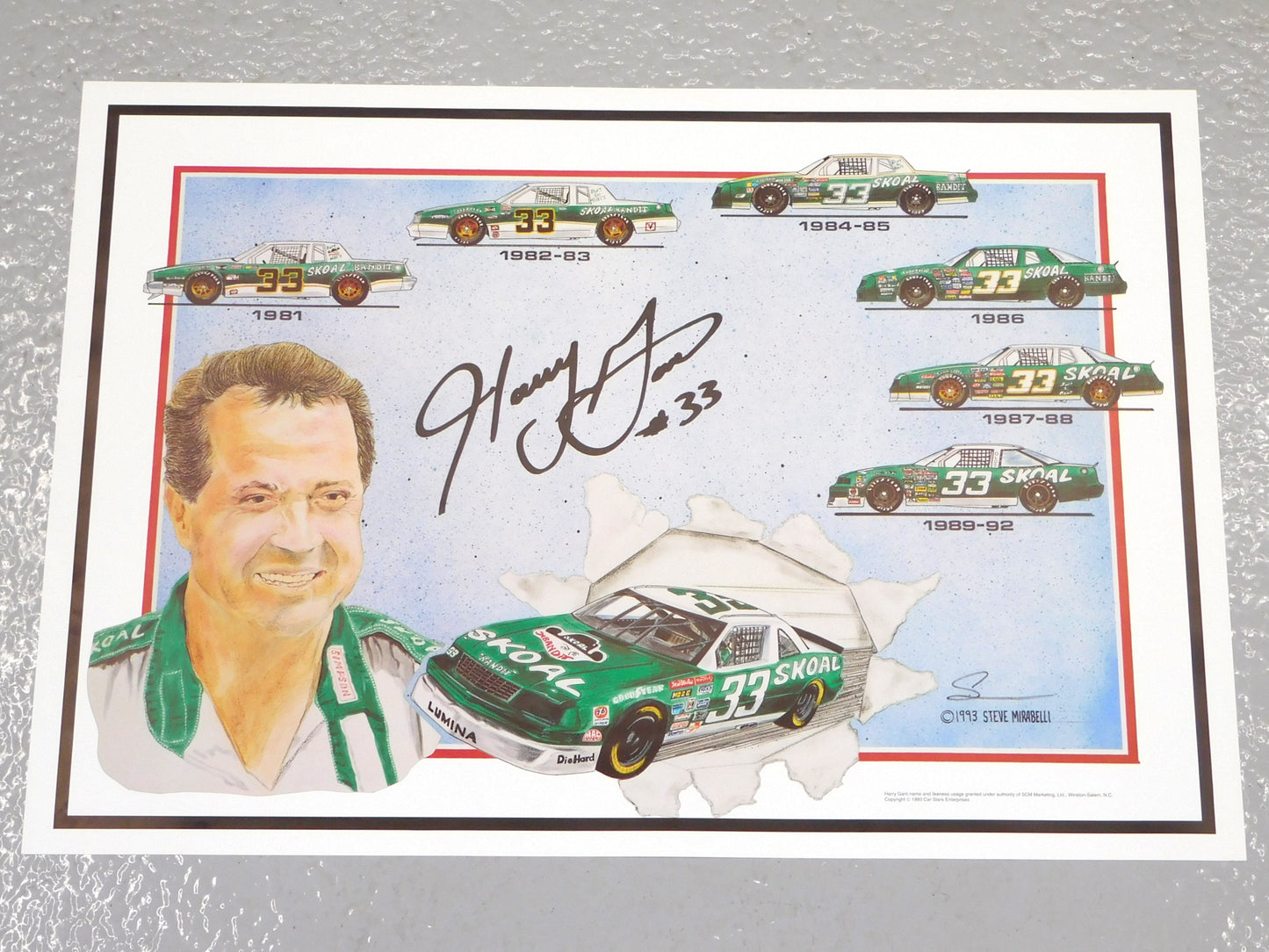 STK 10481 1993 Harry Gant Poster