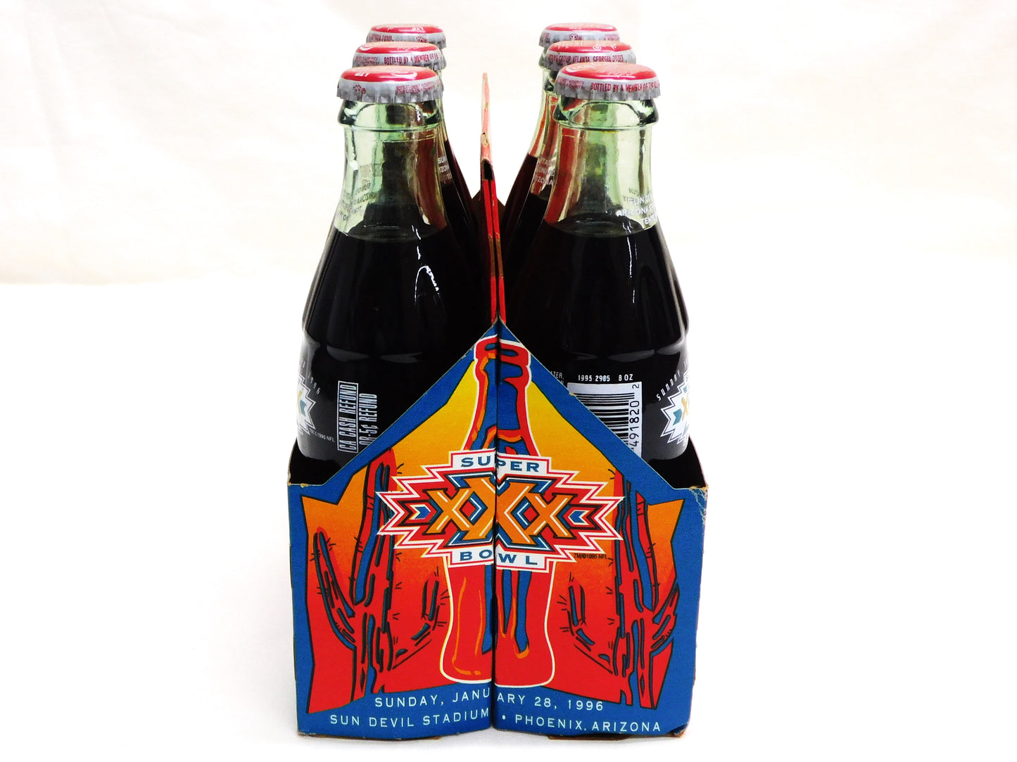 STK 10435 Super Bowl XXX Coca-Cola 6-Pack