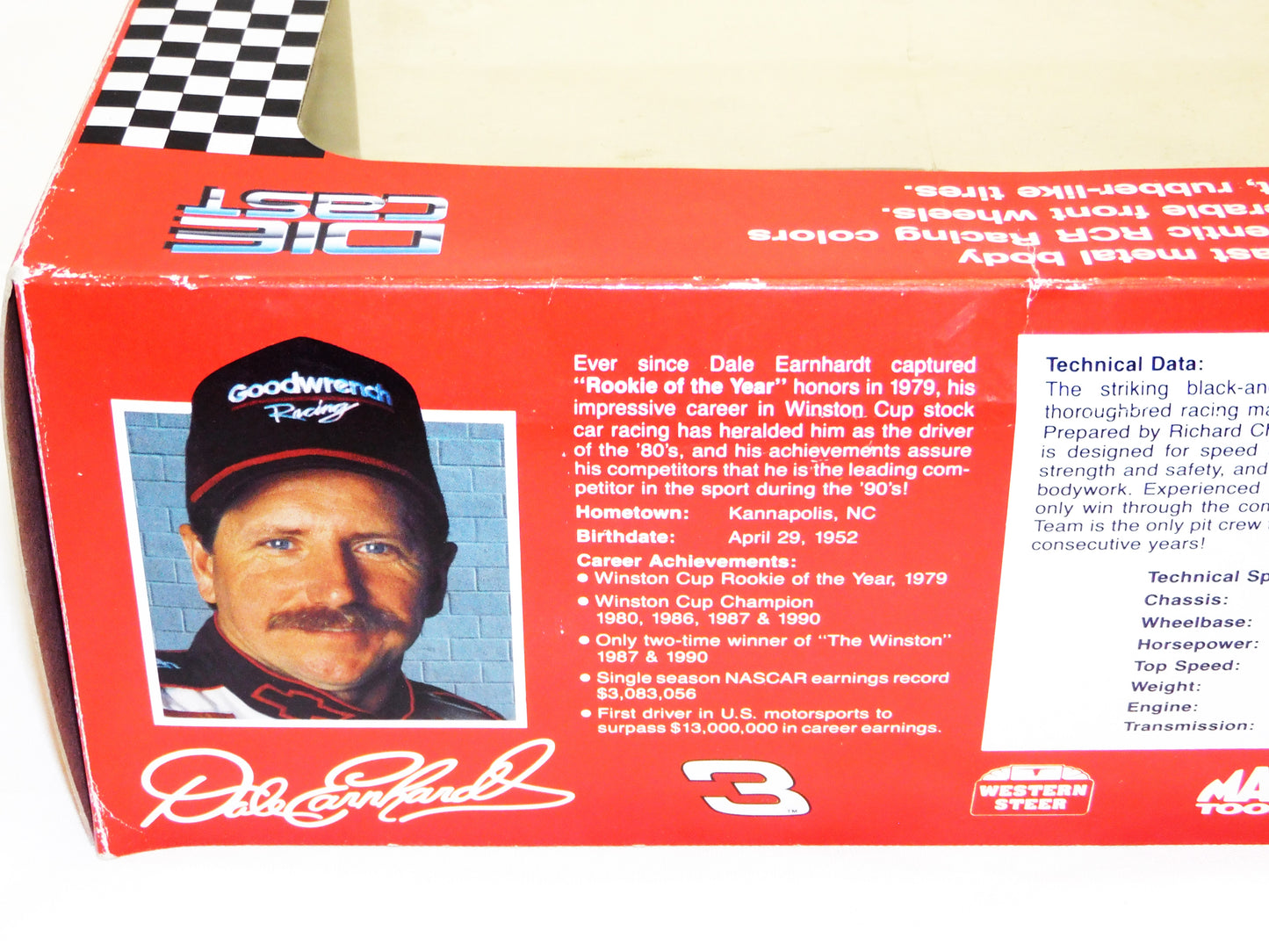 STK 10439 Dale Earnhardt Goodwrench Stock Car