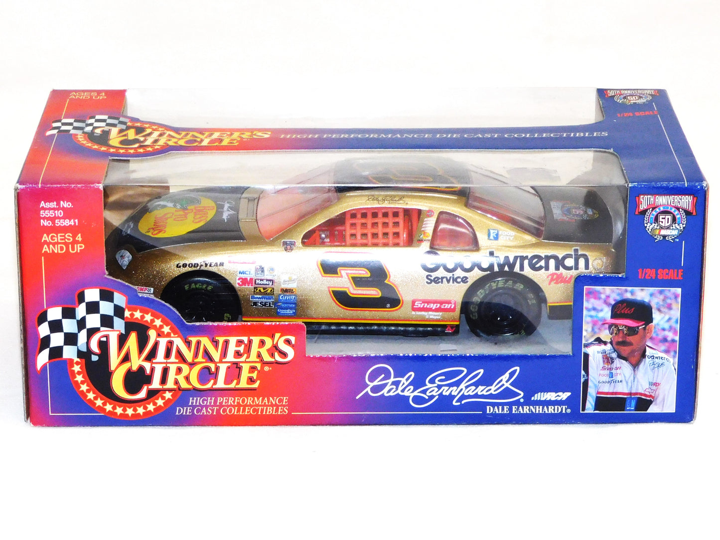 STK 10440 1998 Winner's Circle Dale Earnhardt Gold 1:24 Car