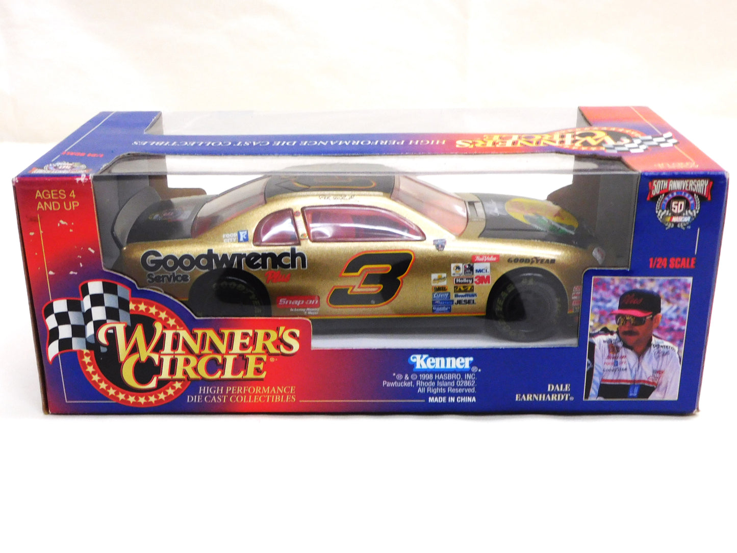 STK 10440 1998 Winner's Circle Dale Earnhardt Gold 1:24 Car