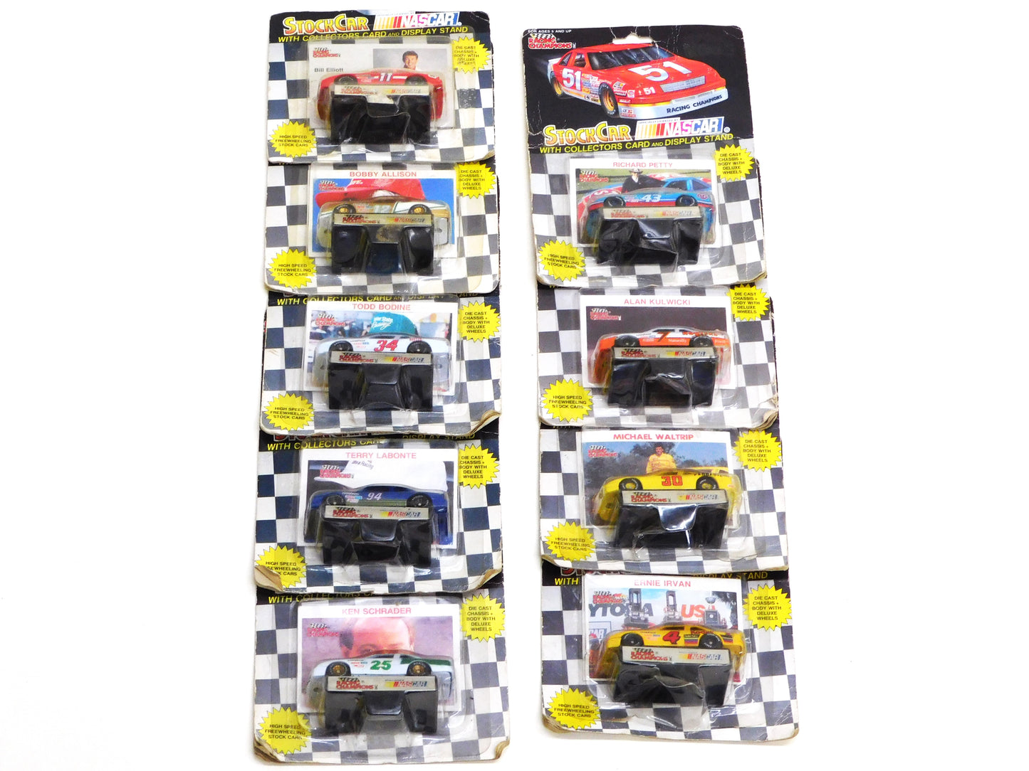 STK 10443 Set of 9 1991/1992 Racing Champions 1:64