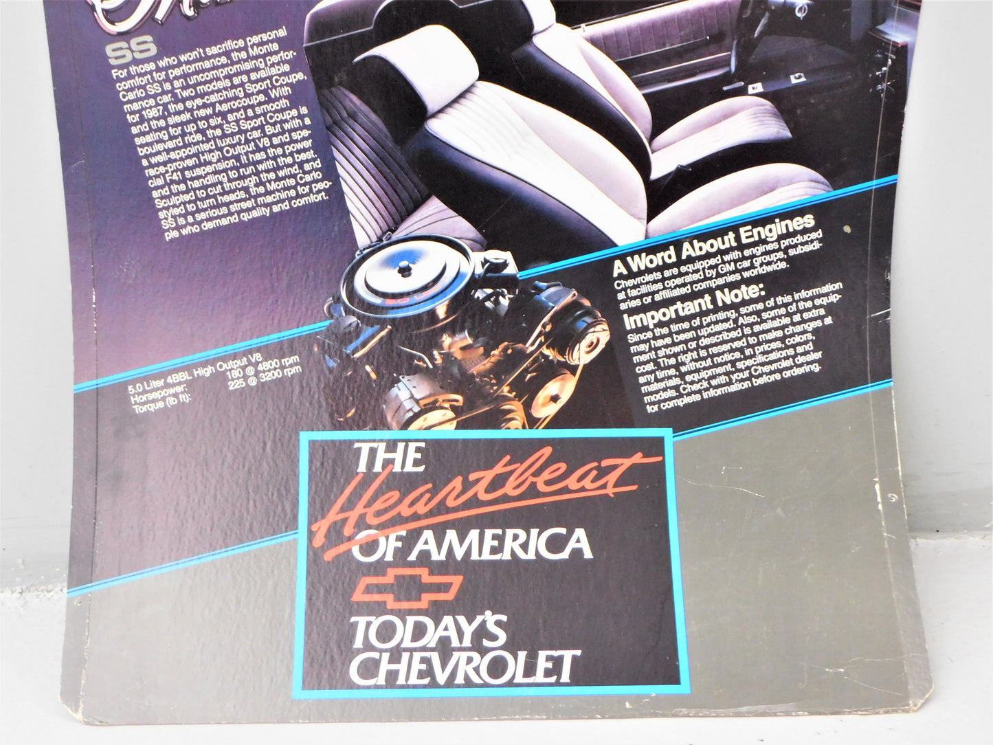 1987 Chevrolet Dealership Showroom Sign