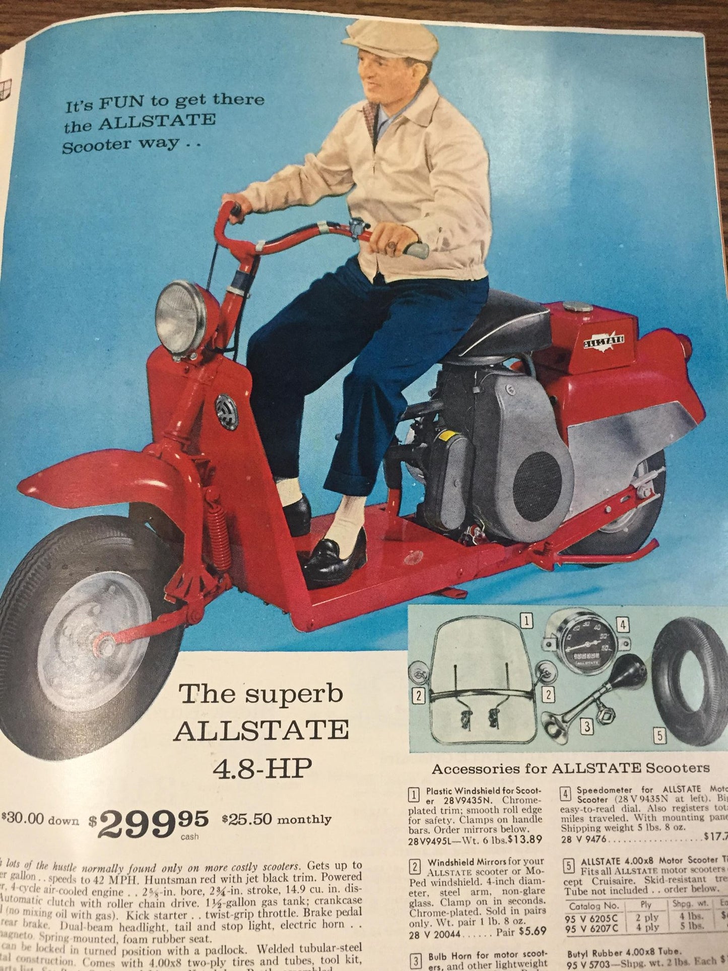 1959 Allstate Scooter Model 811.94350