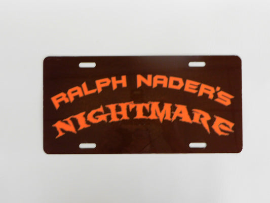 Ralph Nader's Nightmare Plate