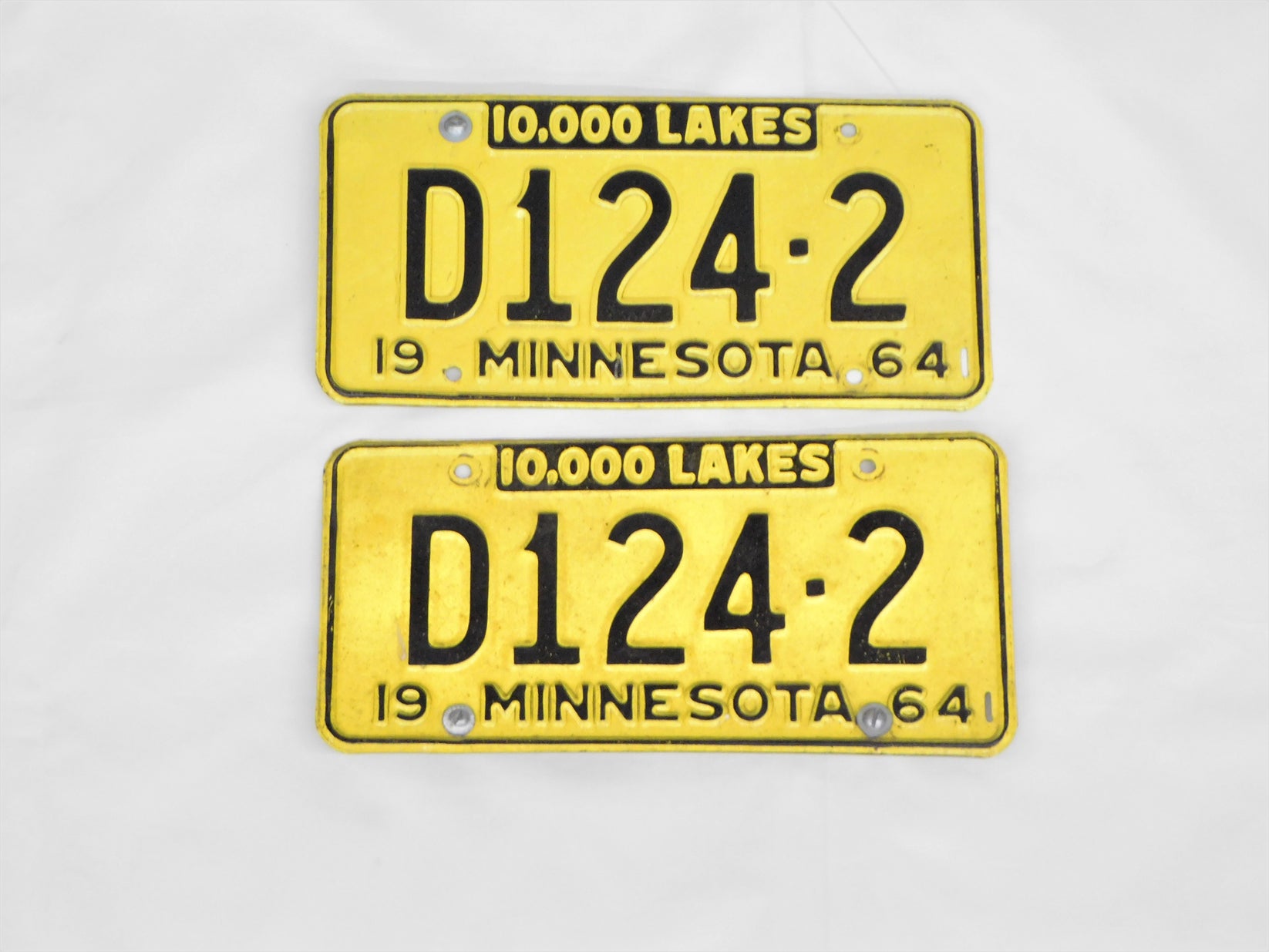 1964 Minnesota Plate Set Auto Barn Classic Cars