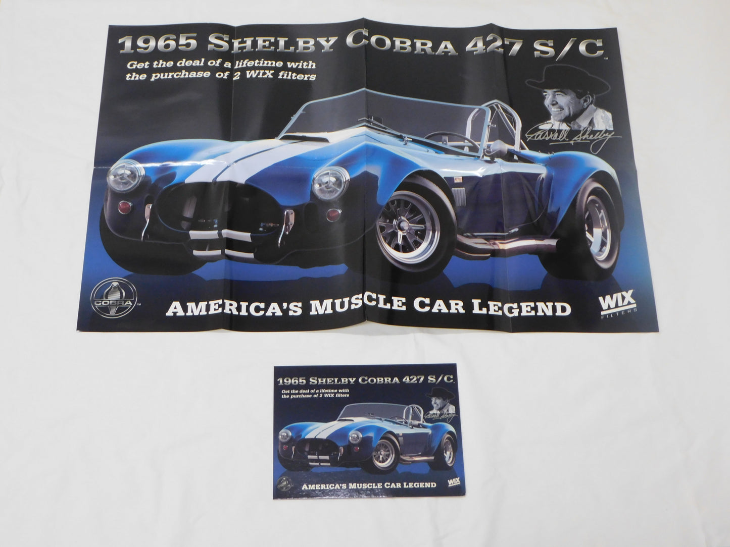 WIX 1965 Blue Shelby Cobra 1/24 Die Cast *Price Includes Tax and Shipping within the US*