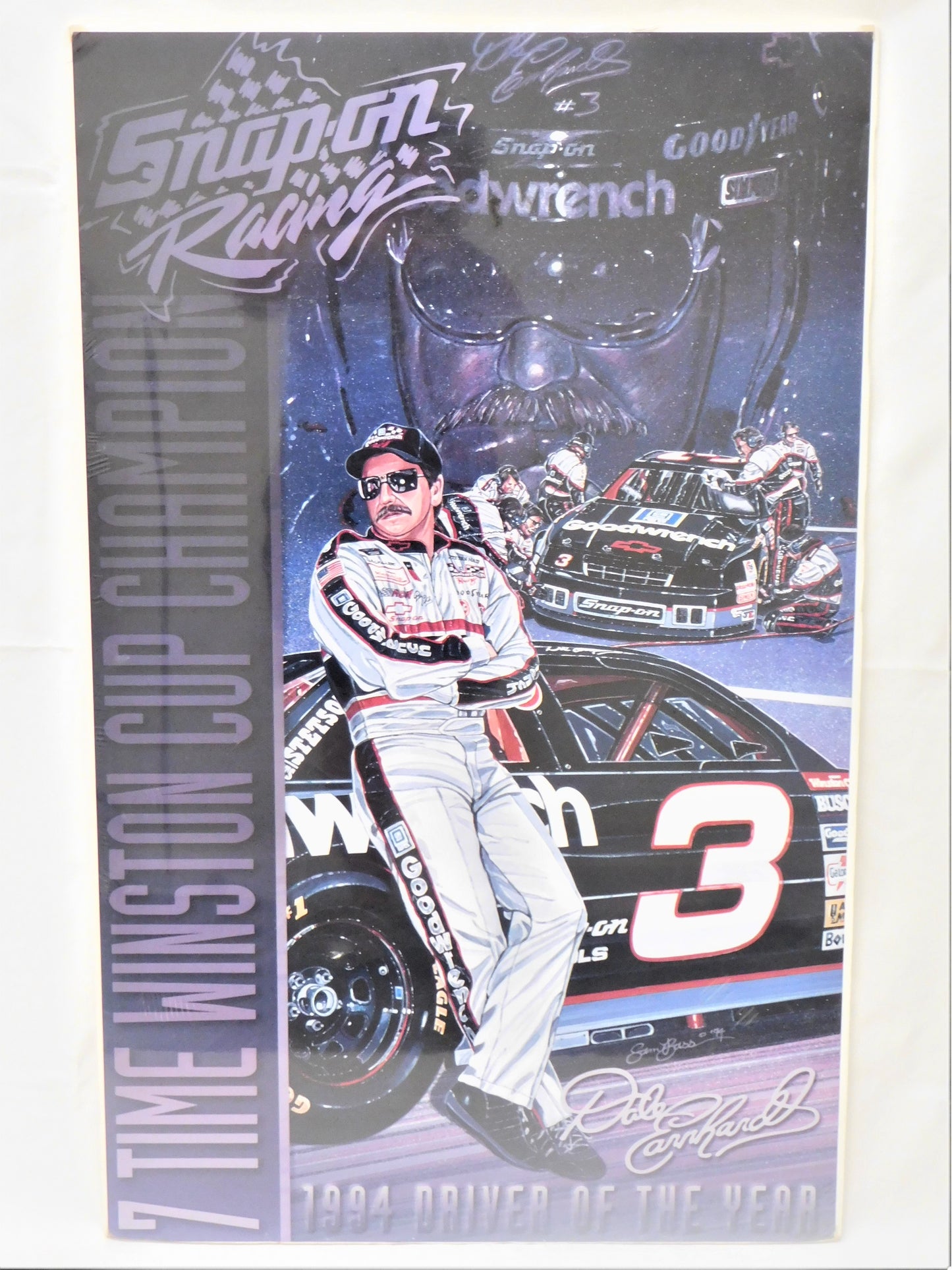 Dale Earnhardt 1994 Driver of the Year Sam Bass Poster