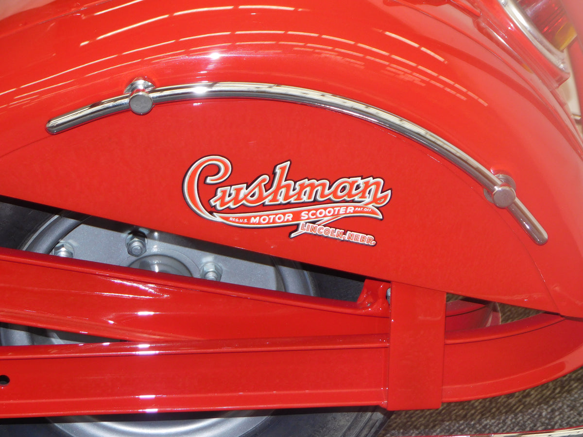 Cushman Emblems STK 10160 1949 Cushman Pacemaker Model 62-81 – Auto Barn Classic Cars