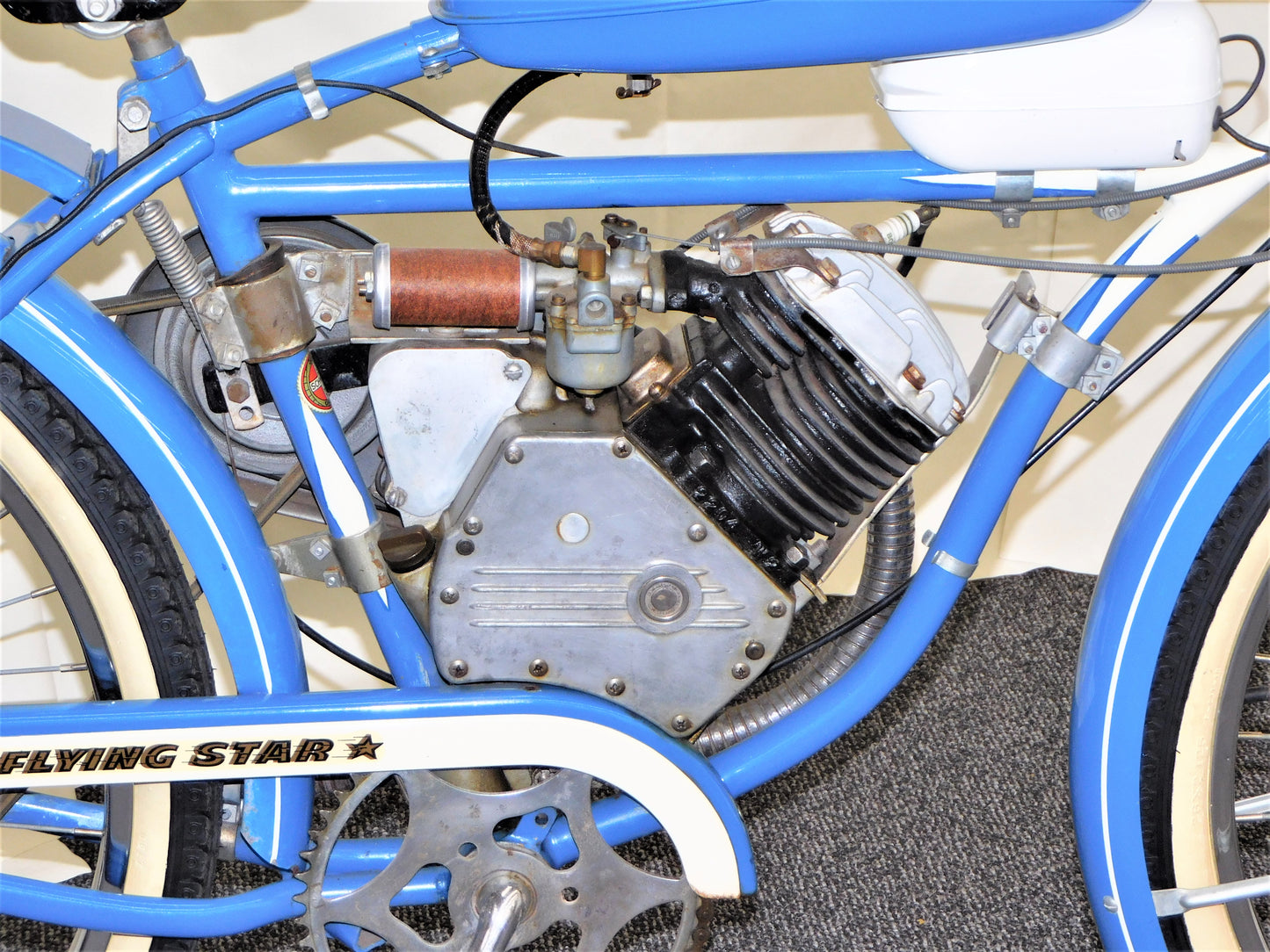 1956 Schwinn Flying Star Bicycle w/ Whizzer Motor