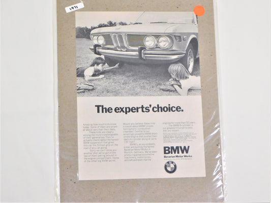 1971 Original BMW Ad