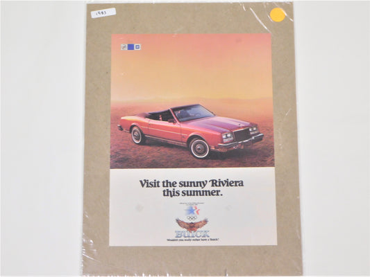 1983 Original Buick Riviera Ad