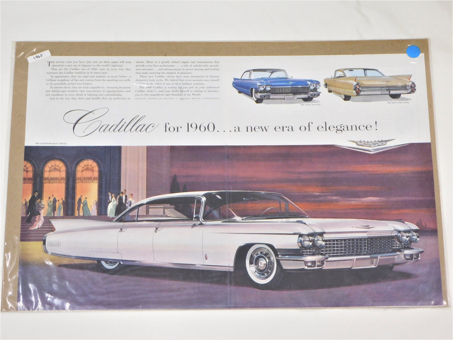 1960 Original Cadillac Ad