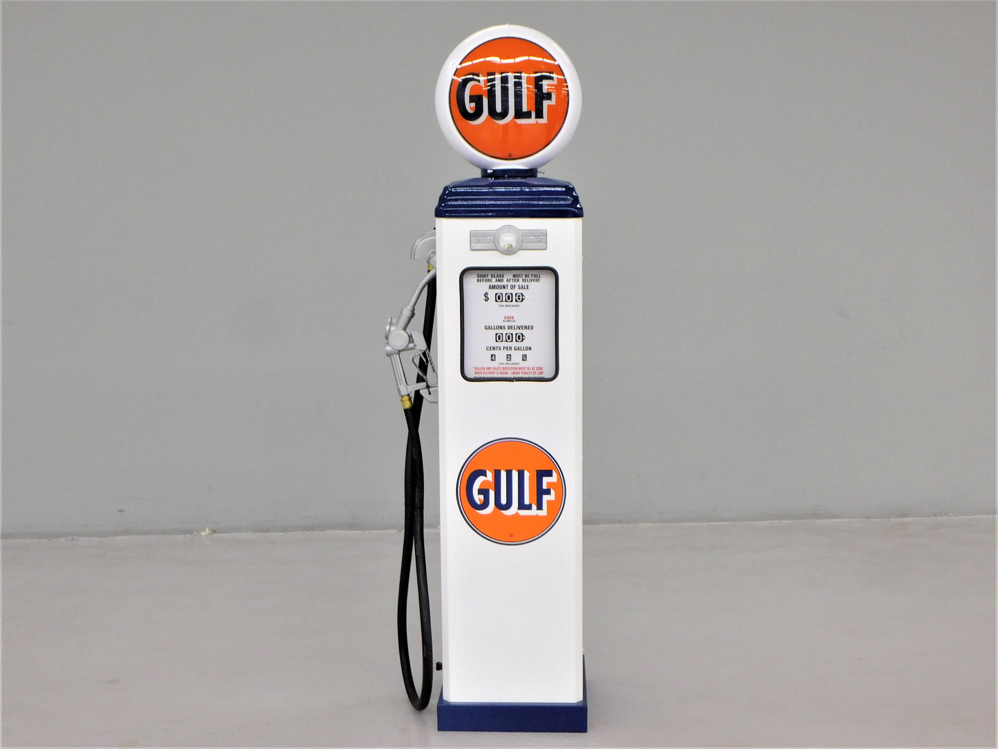 Reproduction Gulf Gas Pump